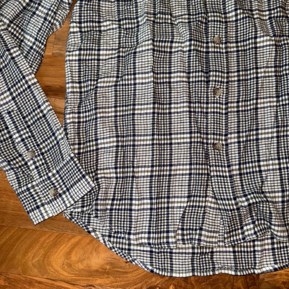 Liverpool‎ Los Angeles Mens Plaid Button Down Long Sleeve Shirt fall new - Picture 2 of 3